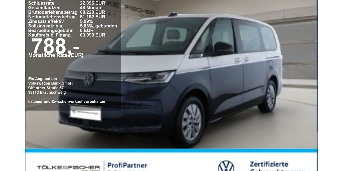 VW T7 Multivan 16.686 km 62.989 &euro; Krefeld 47805