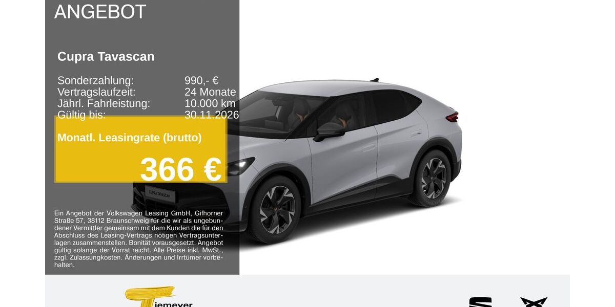 Cupra Tavascan 13.791 km 39.310 &euro; Duisburg 47059