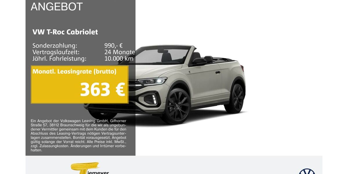 VW T-Roc 15.105 km 36.950 &euro; Duisburg 47059