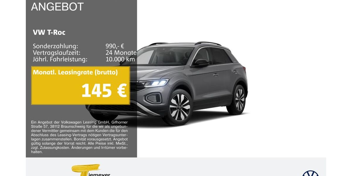 VW T-Roc 20.707 km 21.490 &euro; Duisburg 47059