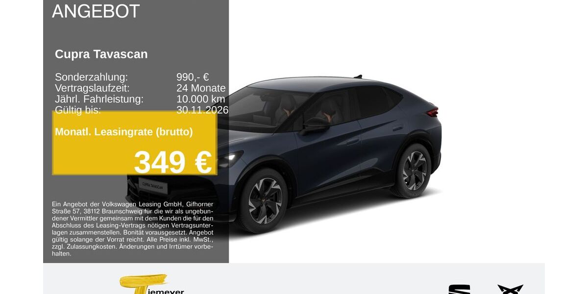Cupra Tavascan 18.245 km 39.440 &euro; Duisburg 47059