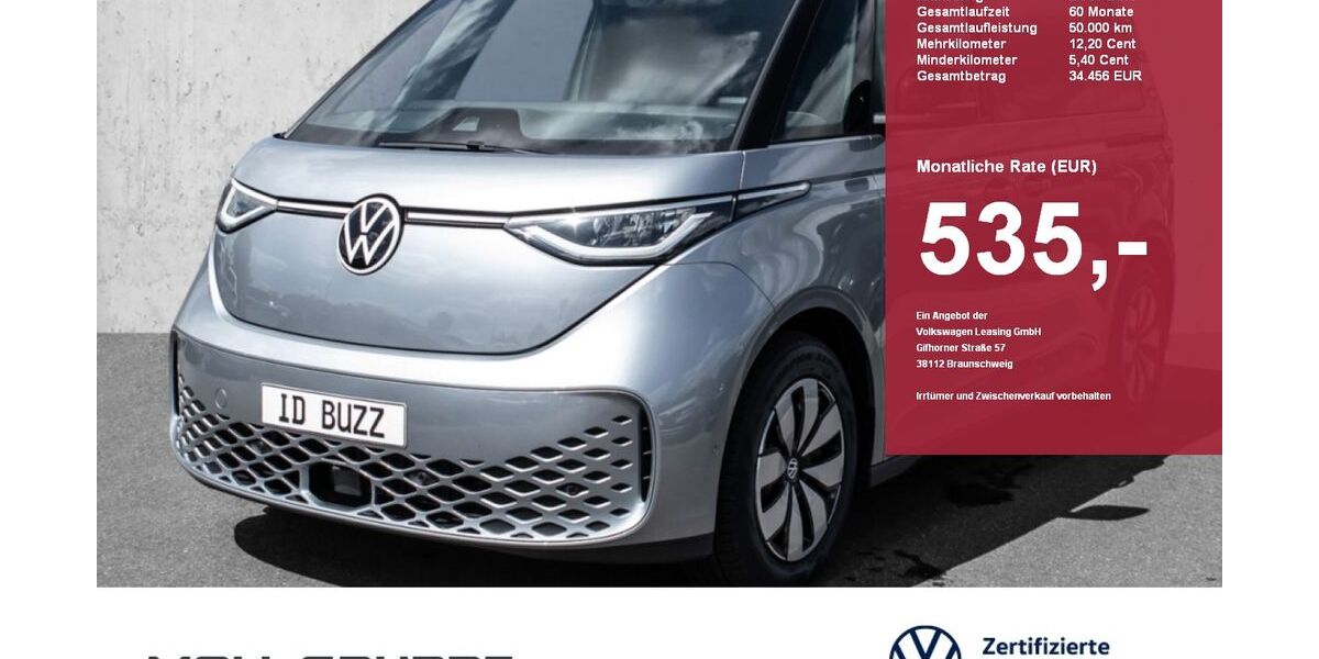 VW ID. Buzz 8.038 km 52.880 &euro; Düsseldorf 40474