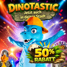 Dinotastic Live! Die Reise zum Feuervulkan 13.06.2026 Werk 7 Theater