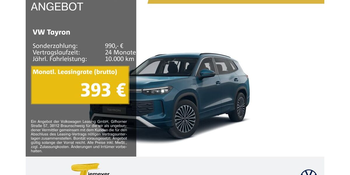 VW Tayron 8.203 km 37.990 &euro; Duisburg 47059